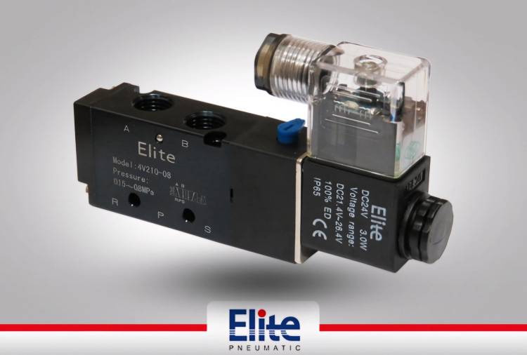 شیر برقی (2-5) 1/8 اینچ 220V پنوماتیک الیت