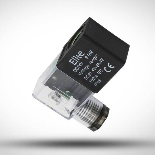بوبین و سوکت شفت 9 میلیمتر 12V DC پنوماتیک الیت