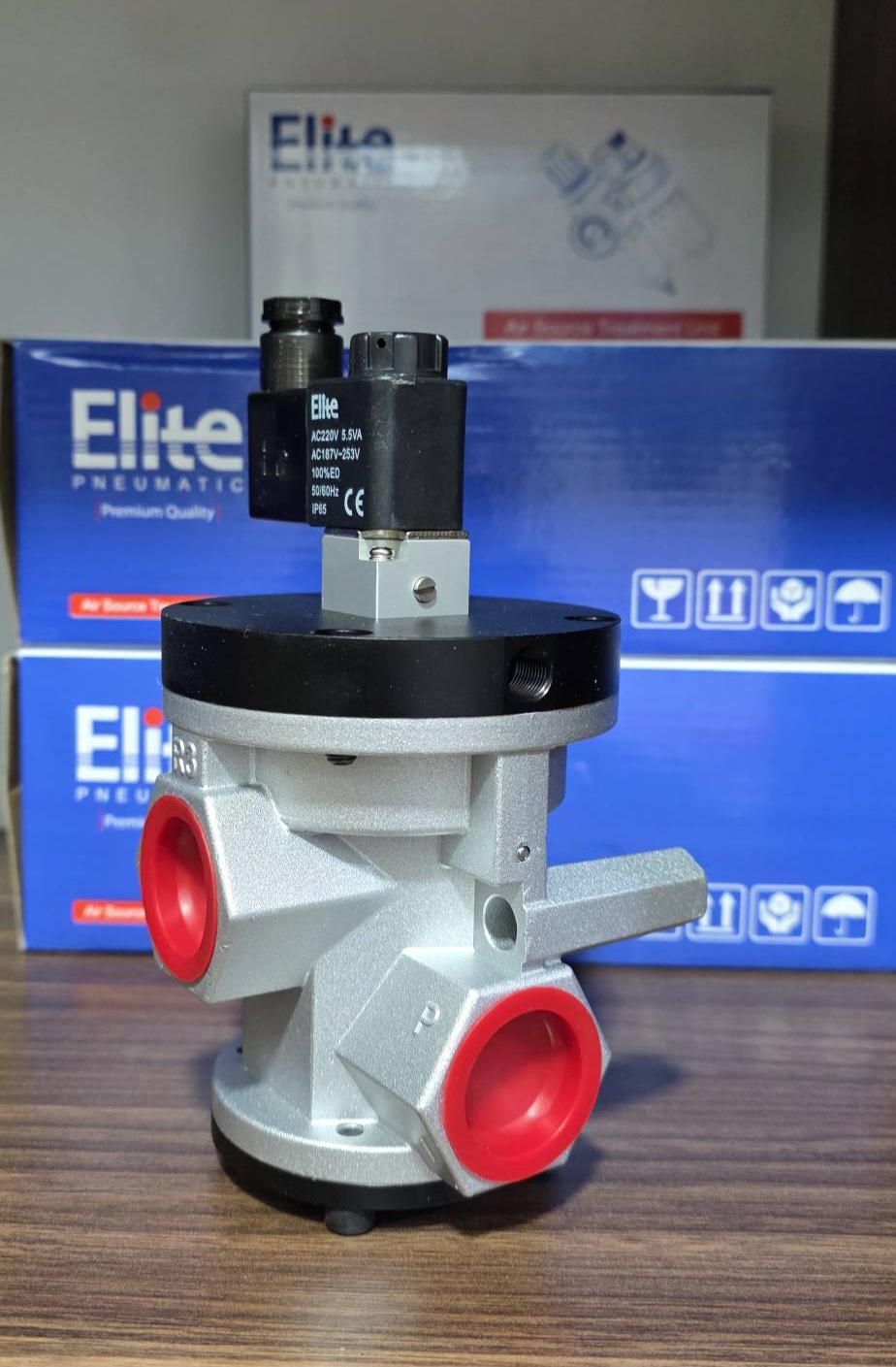 شیر کوزه ای پرس 3/4 اینچ 24V پنوماتیک الیت