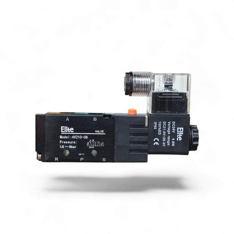 شیر برقی (2-5)1/4 اینچ تک بوبین 24V پنوماتیک الیت