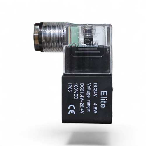 بوبین و سوکت شفت 9 میلیمتر 24V DC پنوماتیک الیت